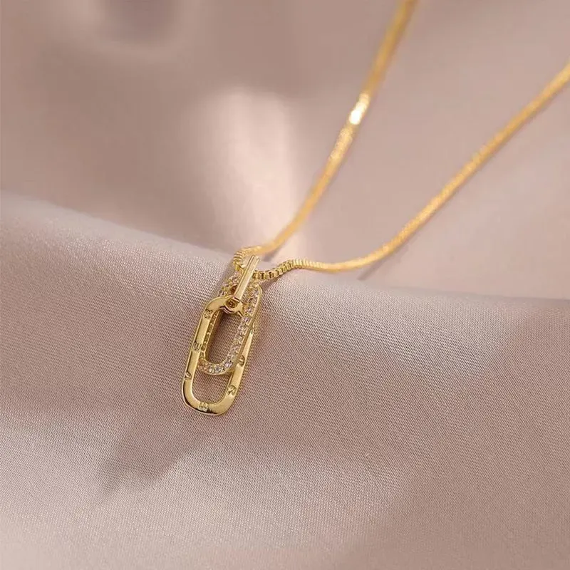 For Daughter - S925 We Are Forever Linked Together Circle Necklace