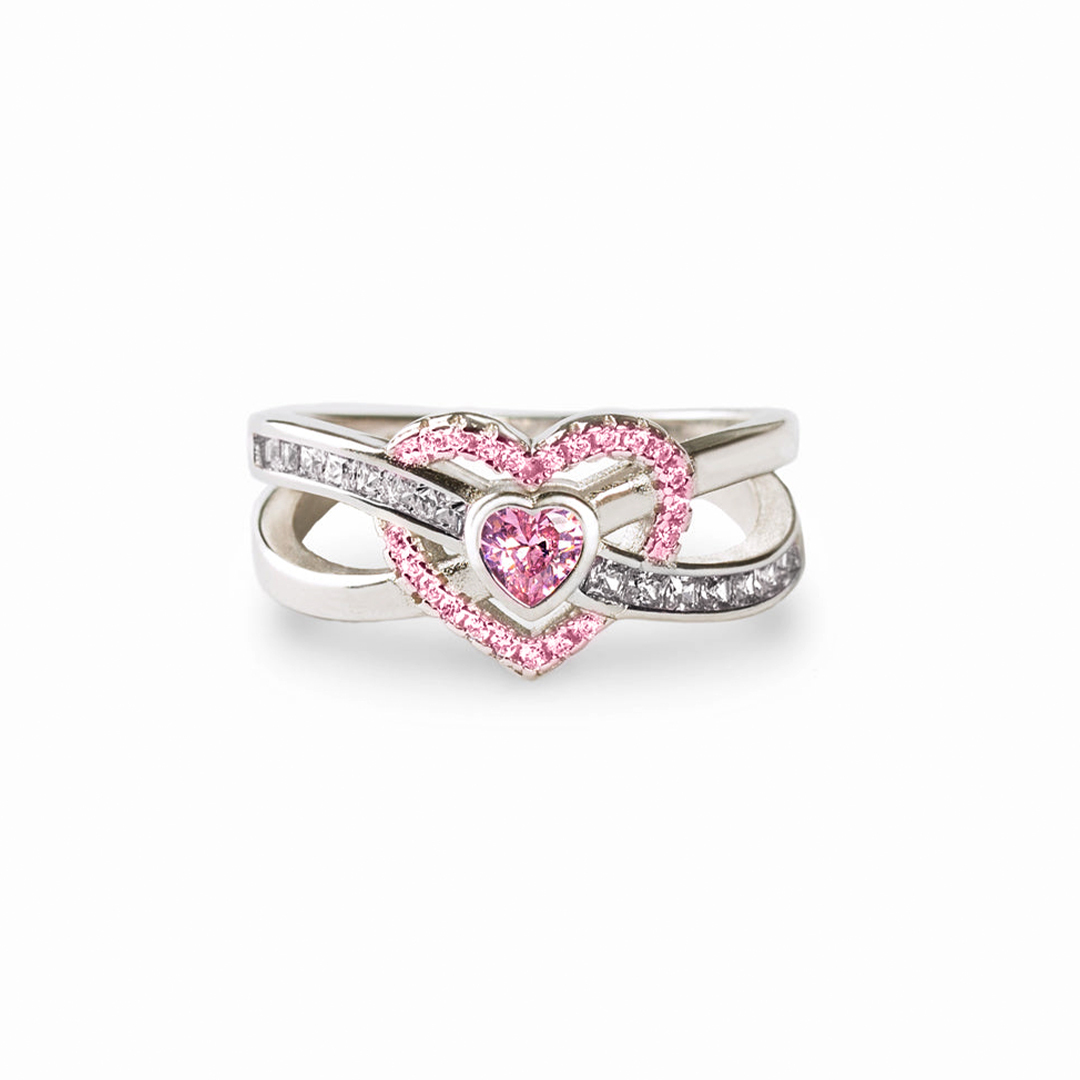 Awareness of breast cancer Infinite Love Ring