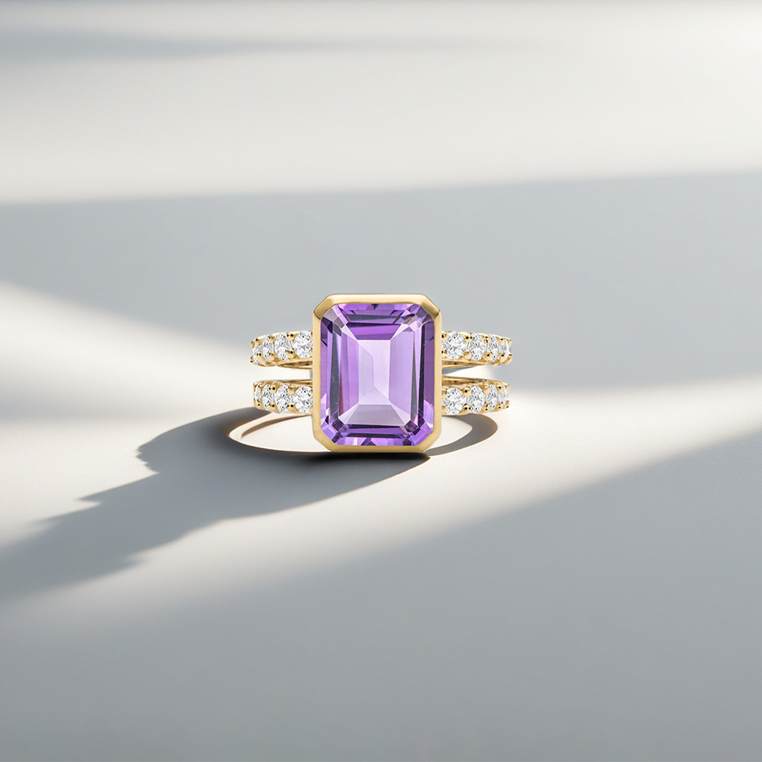 It's OK To Not Be OK Amethyst Ring