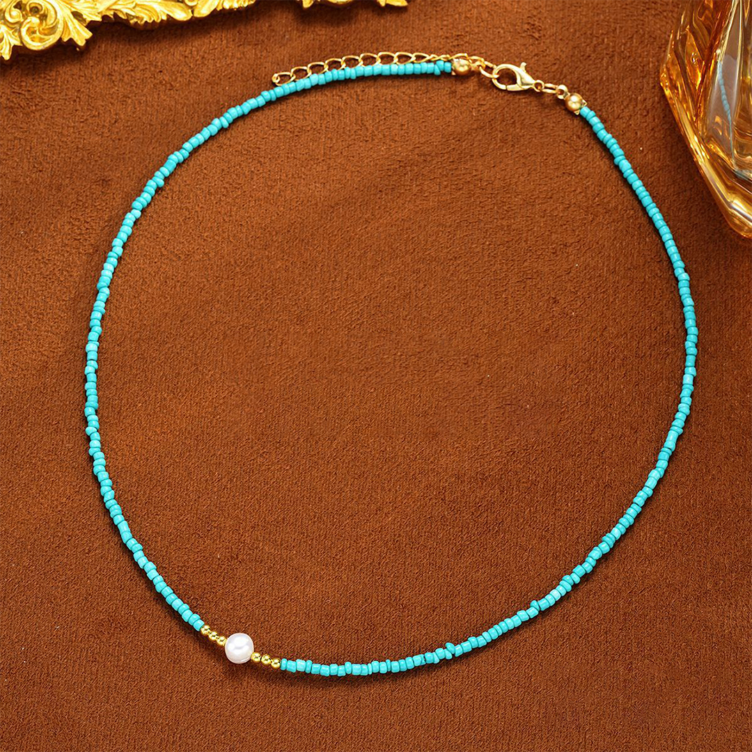 [Copy]For Granddaughter - I am so proud of you freshwater pearl necklace