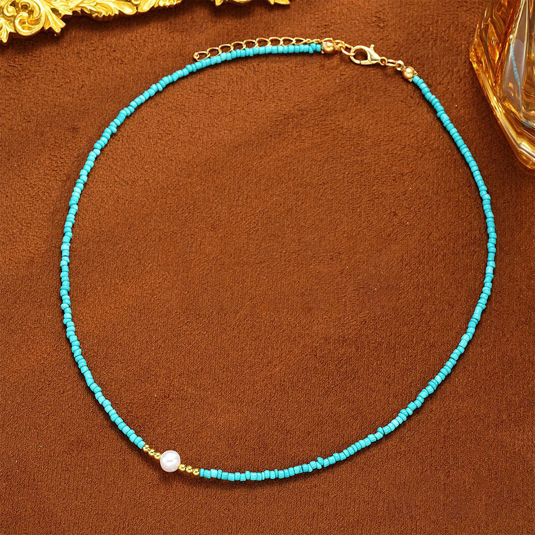 [Copy]For Granddaughter - I am so proud of you freshwater pearl necklace