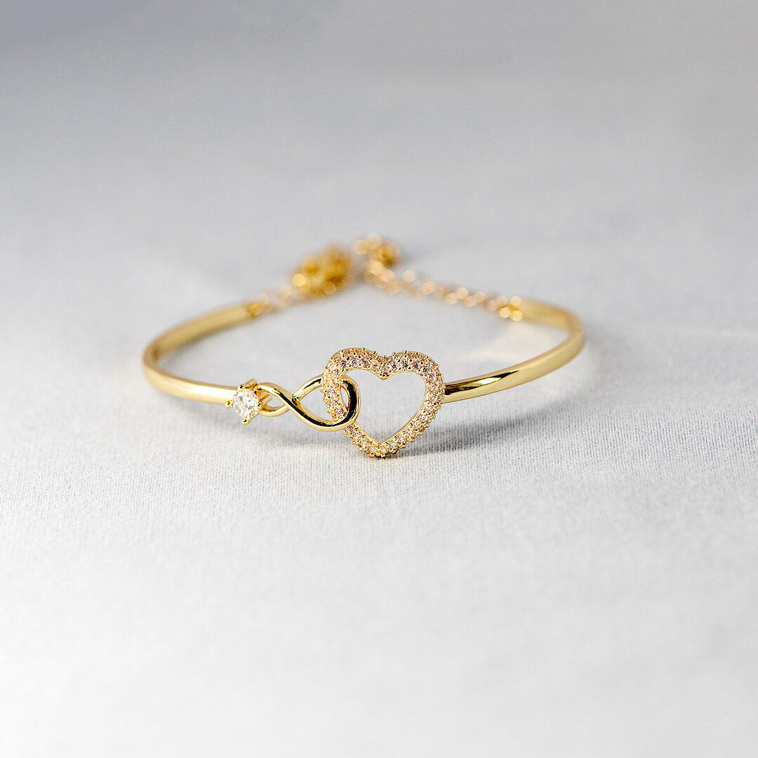 To my Daughter No matter how far you go, you'll always have my heart - Infinite Heart Bracelet