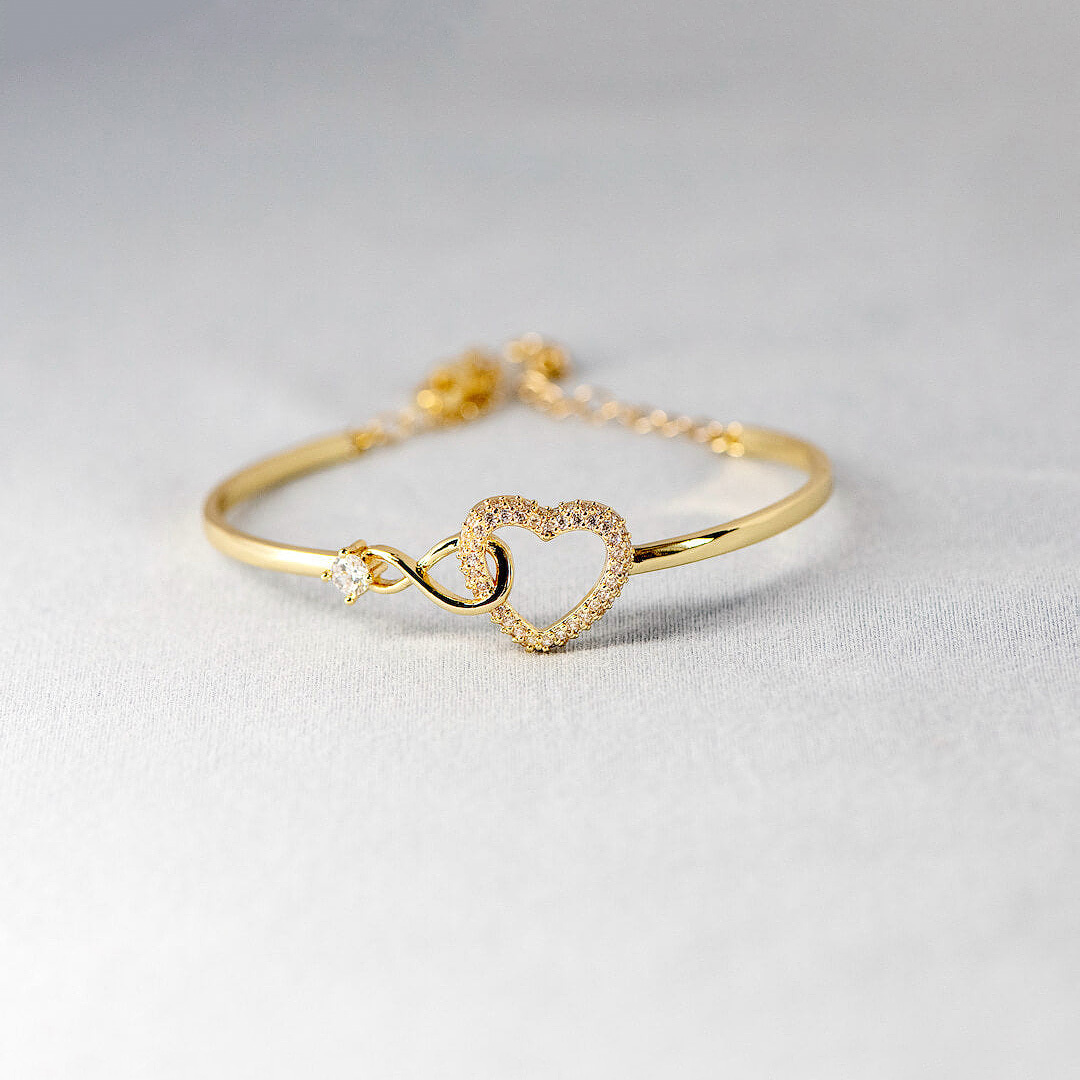 To my Daughter No matter how far you go, you'll always have my heart - Infinite Heart Bracelet