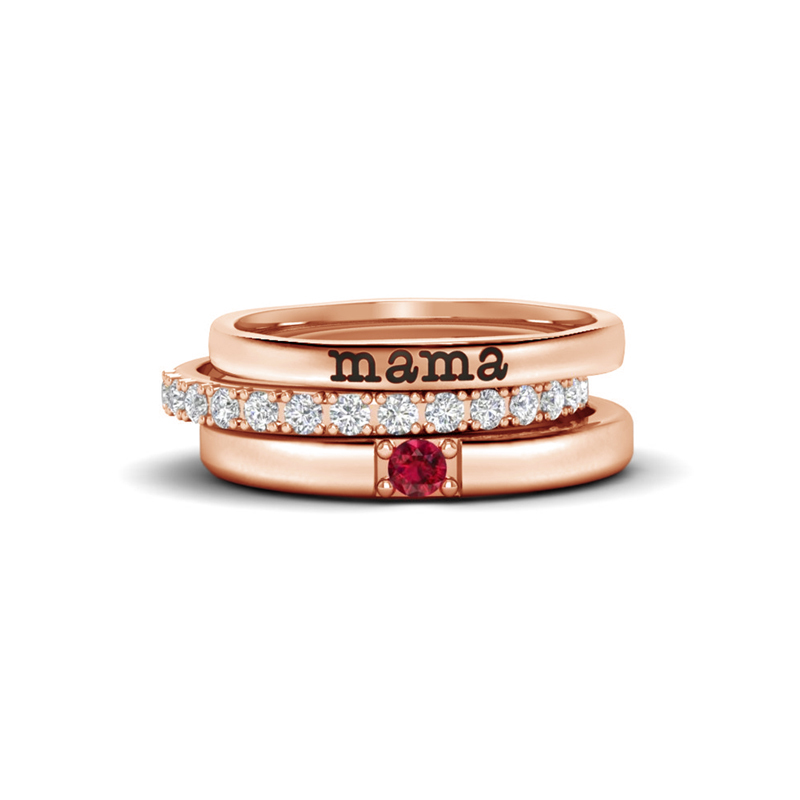 For Grandmother-Specialized With Grandkids' Birthstones Grandma's Ring