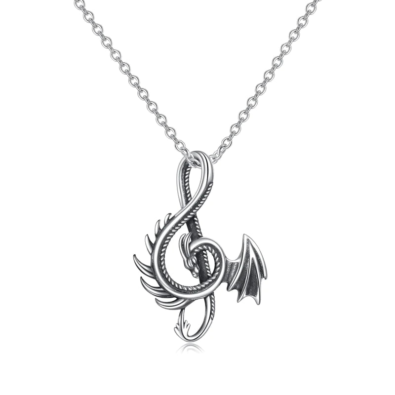 Be Confident Like a Dragon Dragon Necklace-37bracelet