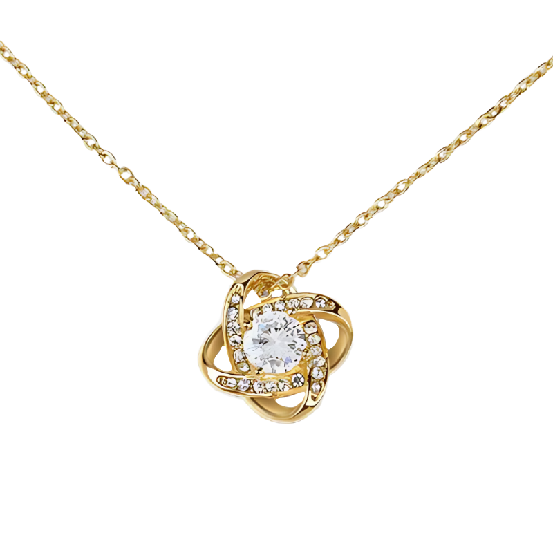 Apology Forever Rose Gift For Her - Necklace & Message Gift Set