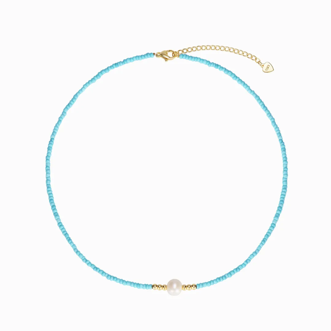 For Granddaughter - I am so proud of you freshwater pearl necklace