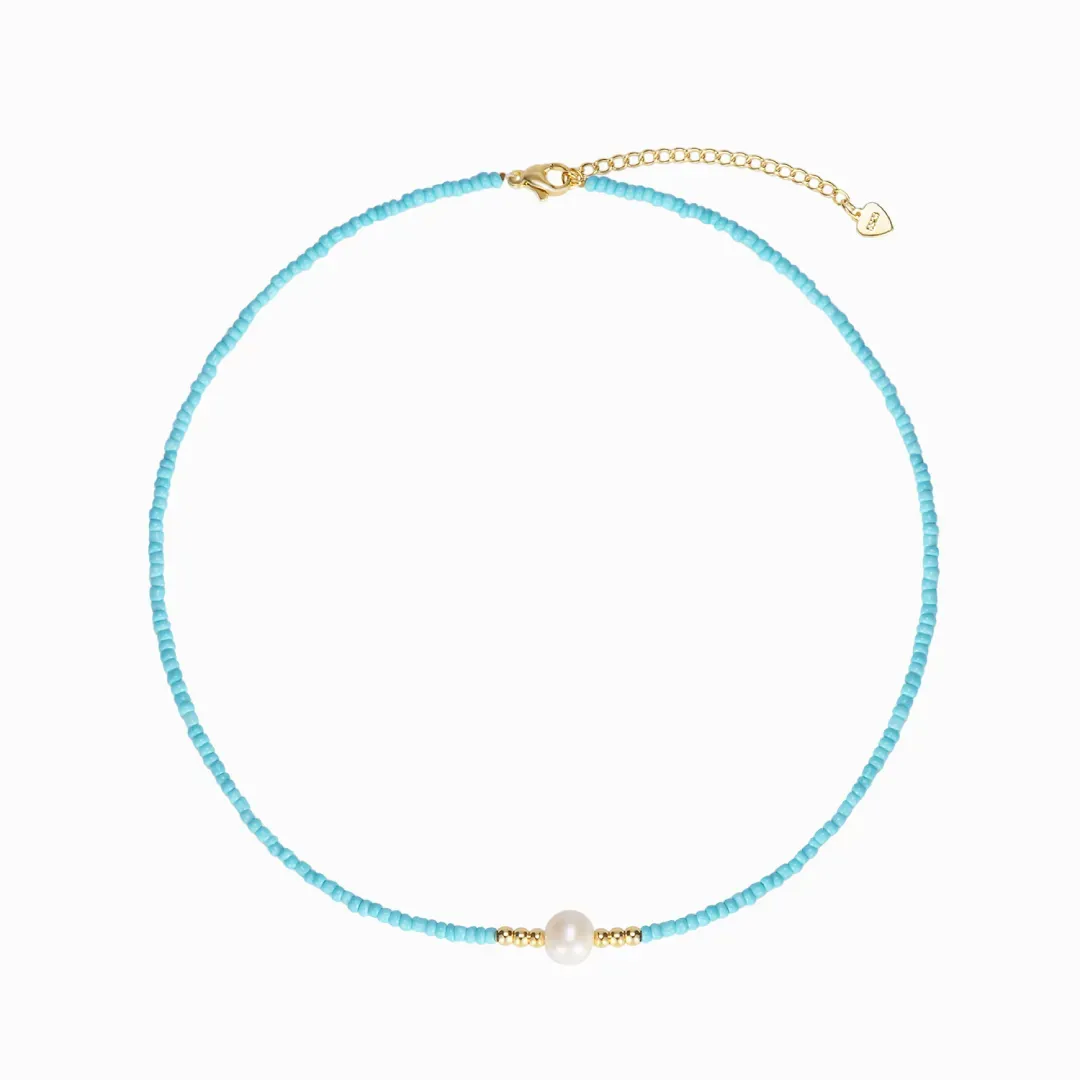 For Granddaughter - I am so proud of you freshwater pearl necklace
