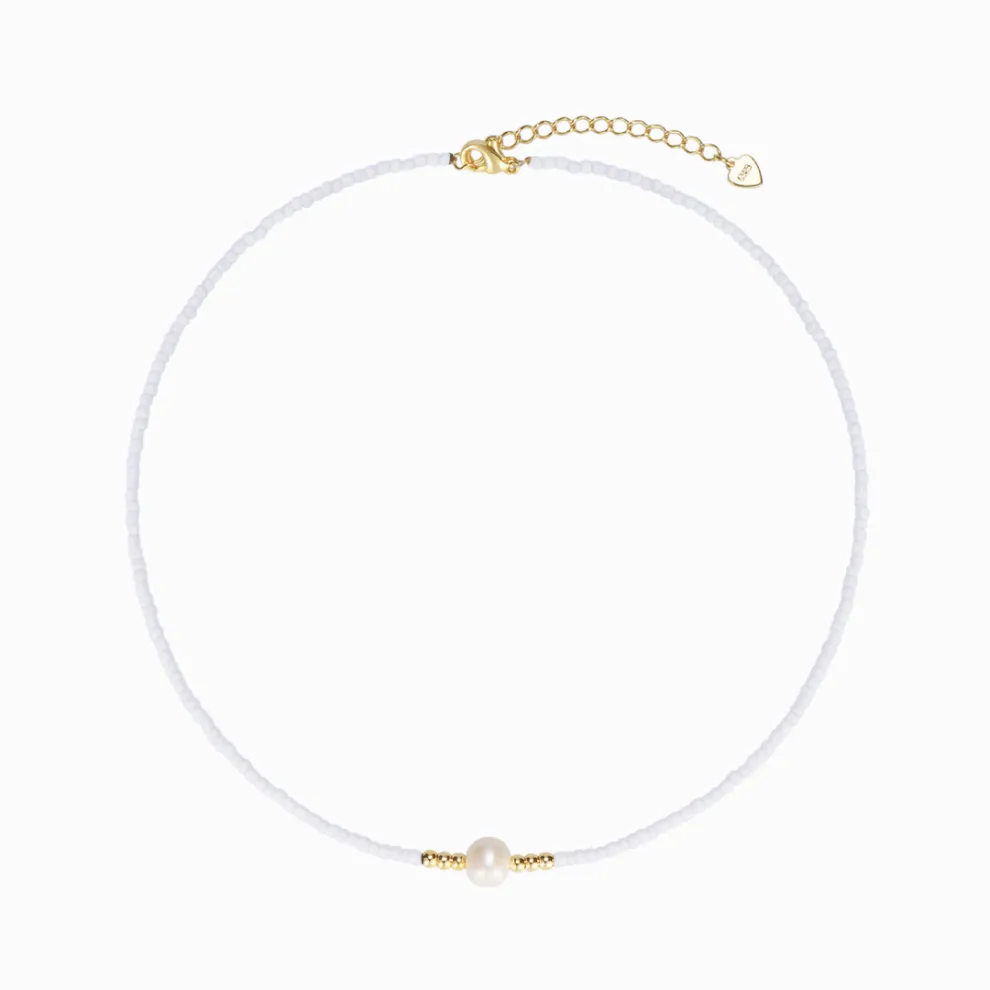 For Daughter - I am so proud of you freshwater pearl necklace