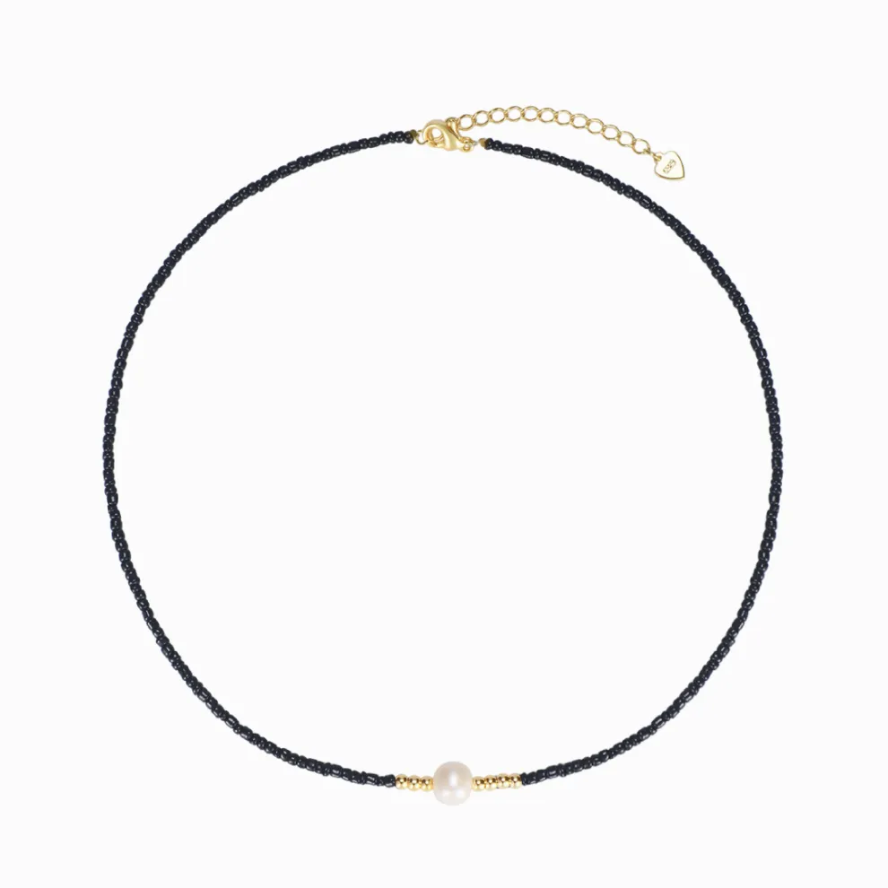 For Daughter - I am so proud of you freshwater pearl necklace