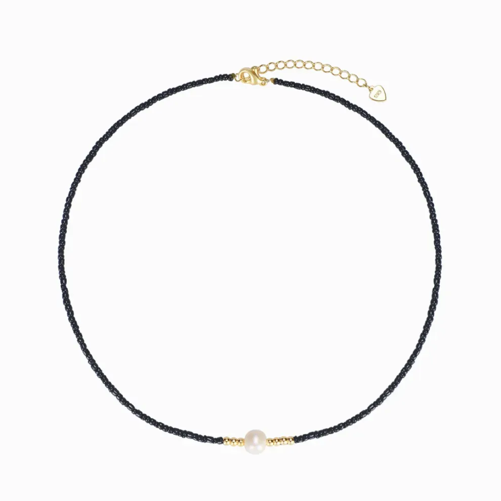 For Daughter - I am so proud of you freshwater pearl necklace