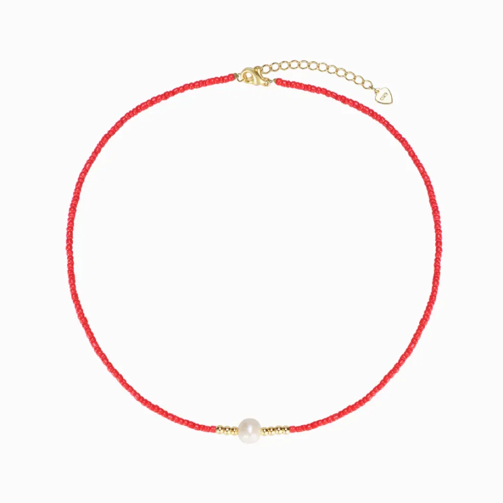 For Daughter - I am so proud of you freshwater pearl necklace