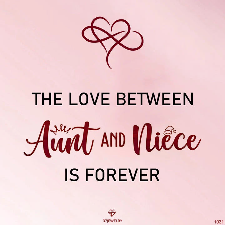 The Love Between Aunt & Niece/Friends/Grandmother&Granddaughter Is Forever Heart Bracelet