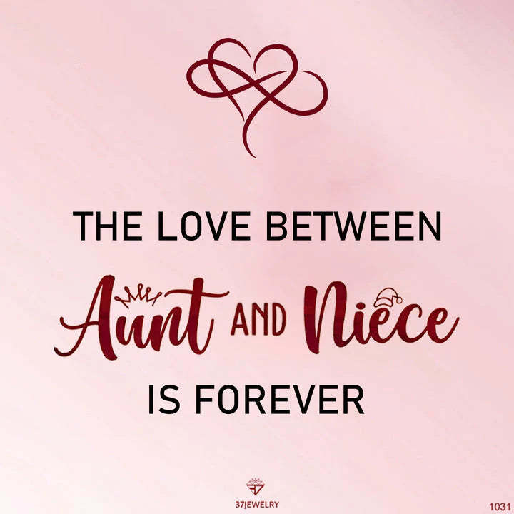The Love Between Aunt & Niece/Friends/Grandmother&Granddaughter Is Forever Heart Bracelet