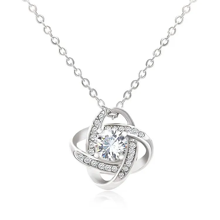 Apology Forever Rose Gift For Her - Necklace & Message Gift Set