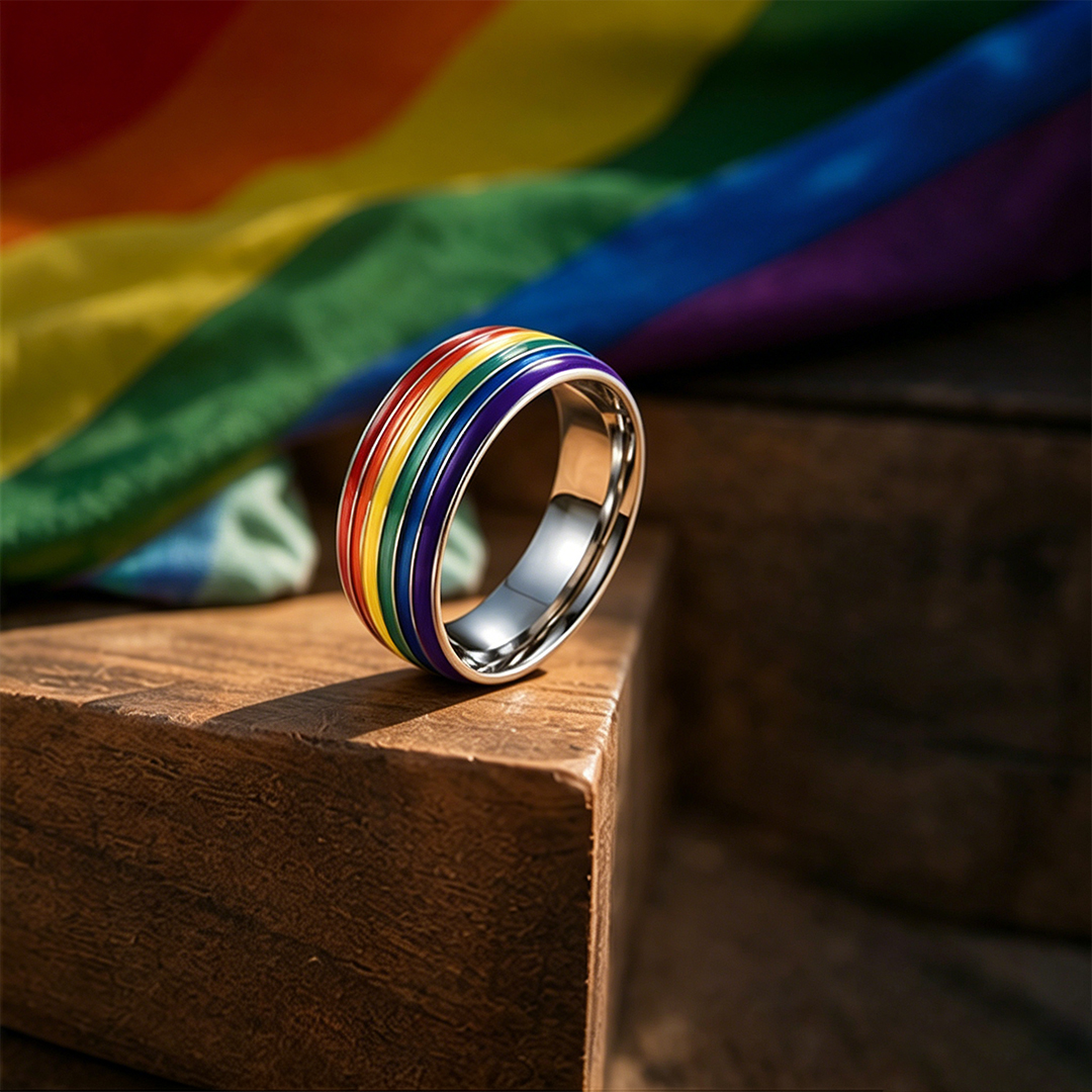 Love is Love Rainbow Ring