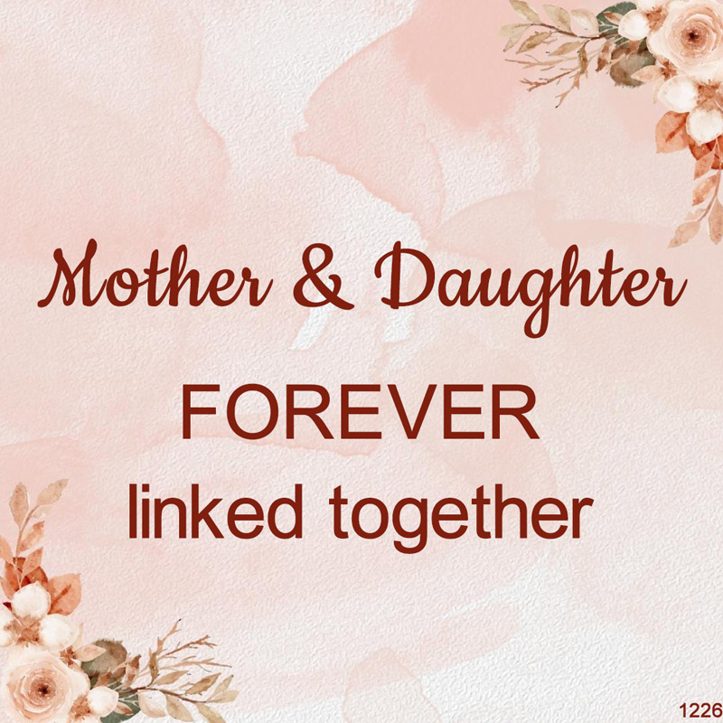 S925 Mother & Daughter Forever Linked Together Photos And Birthstone Custom Ring