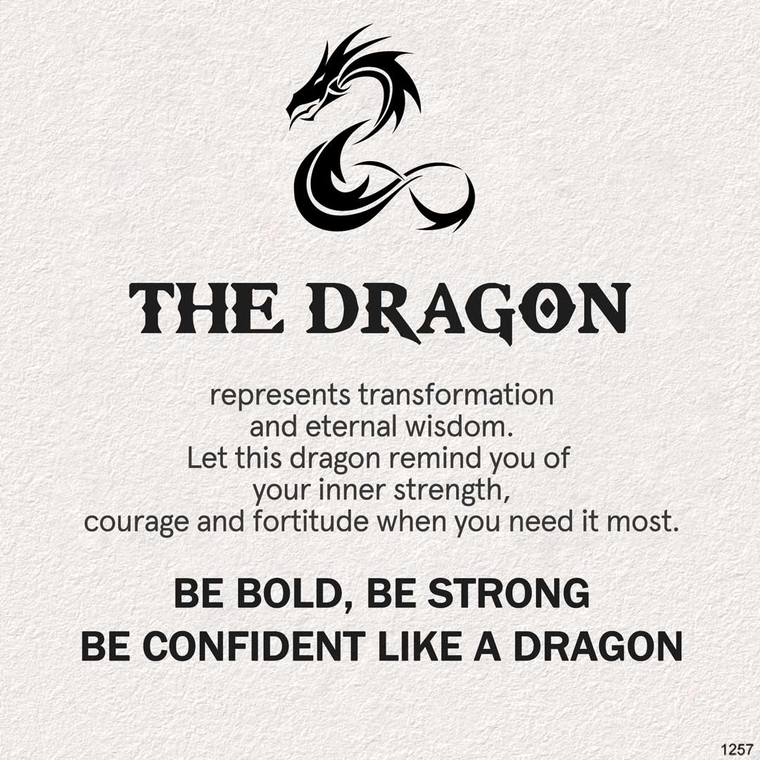 Be Confident Like a Dragon Dragon Necklace-37bracelet