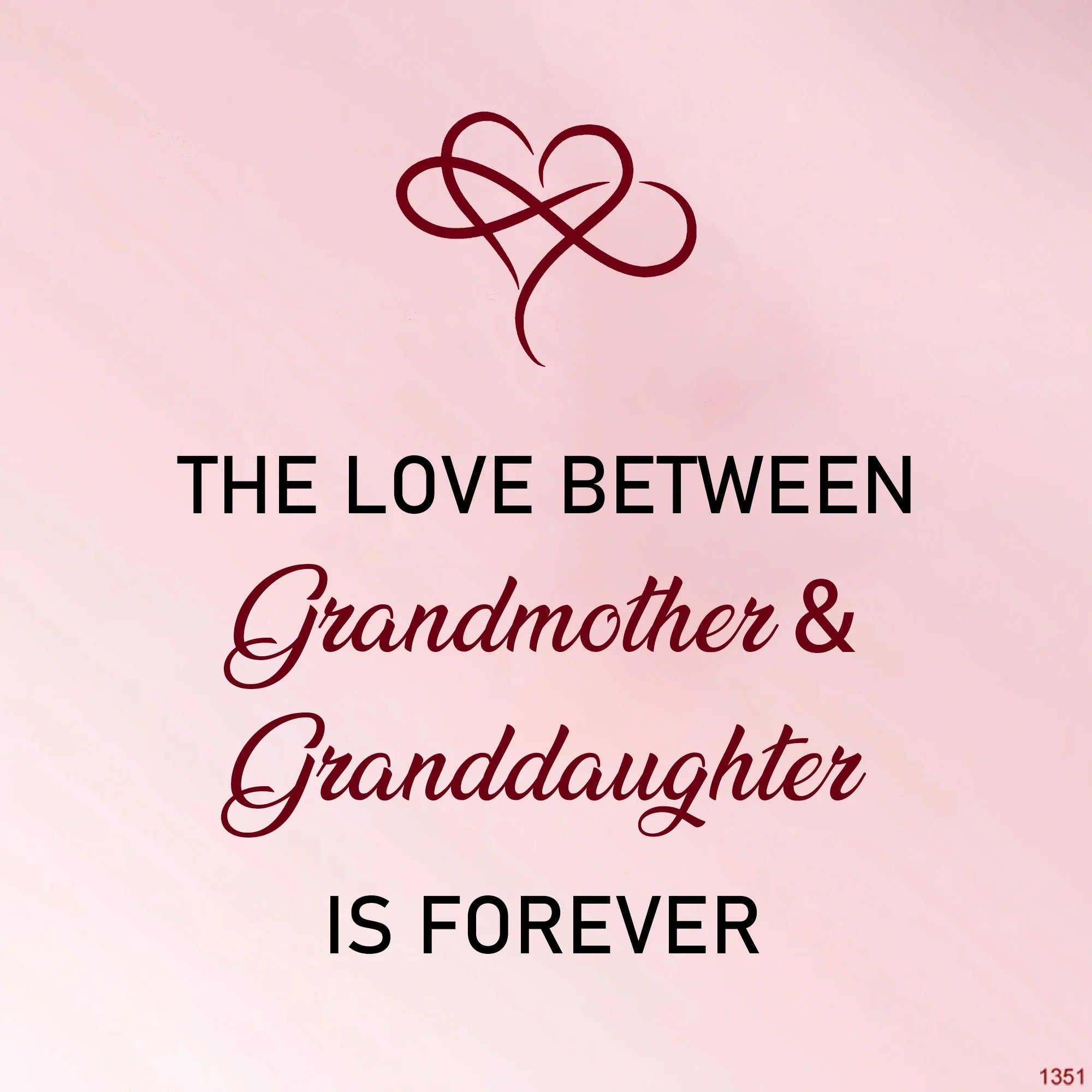 The Love Between Aunt & Niece/Friends/Grandmother&Granddaughter Is Forever Heart Bracelet