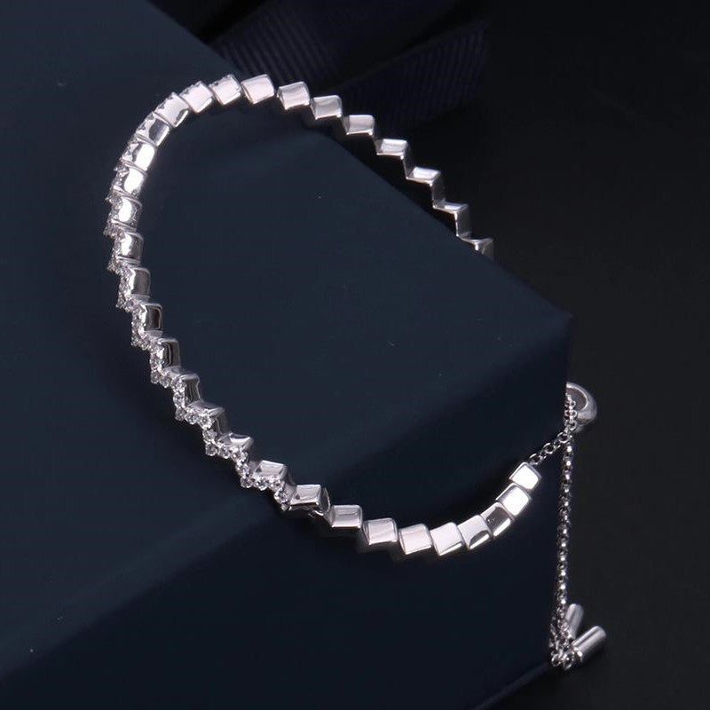 For Daughter - S925 I Will Be There For You Through Highs And Lows In Life Bracelet