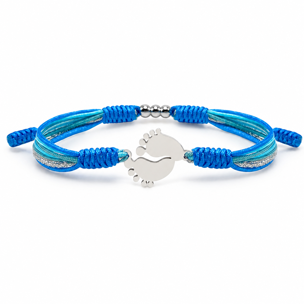 For Memorial - Mama of an Angel Braided ankle bracelet