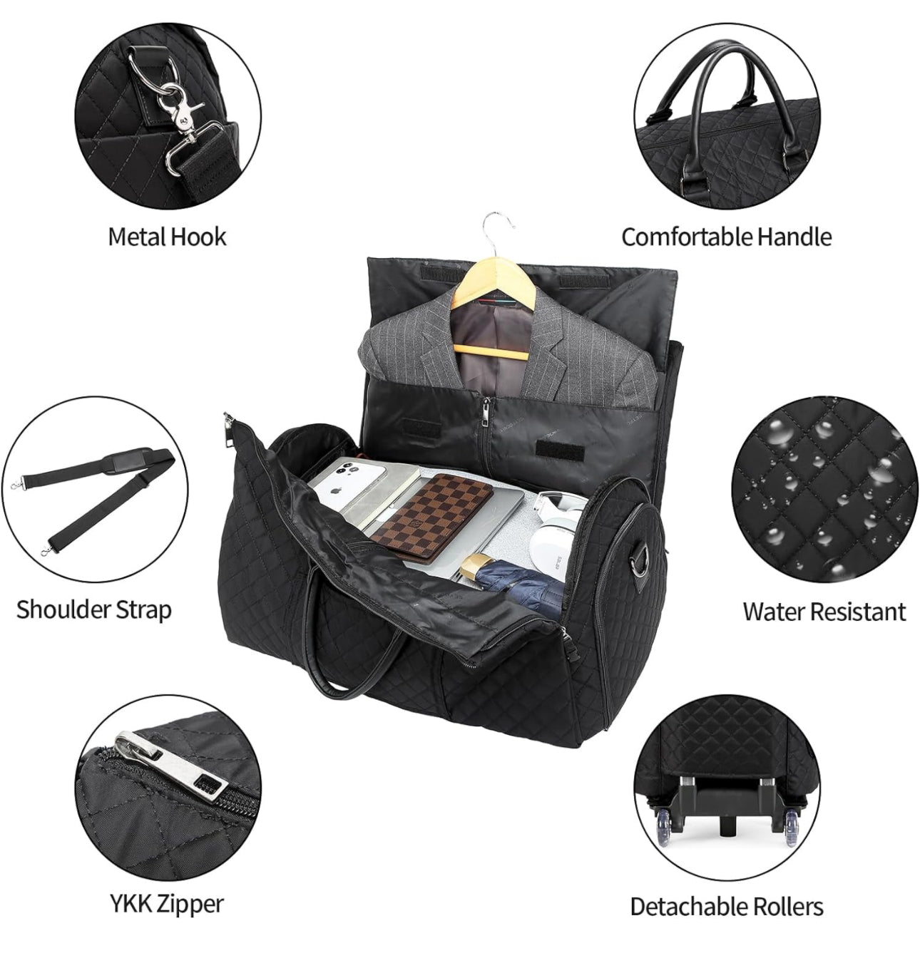 High Capacity Folding Suit Luggage