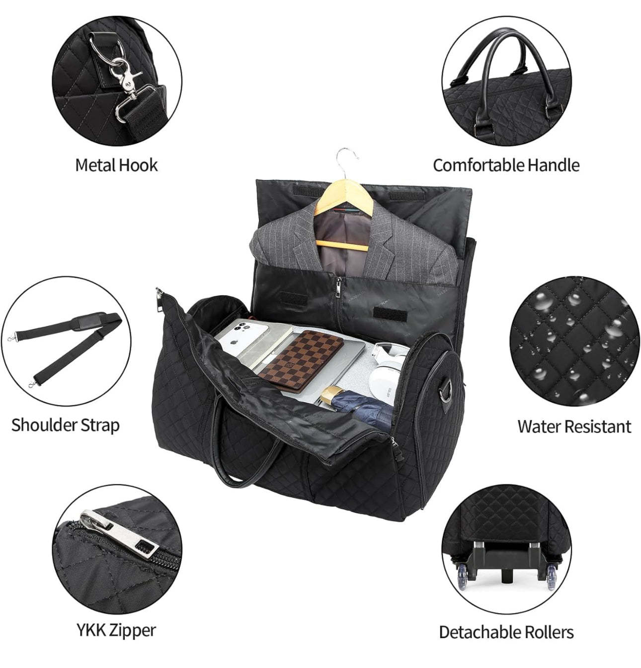 High Capacity Folding Suit Luggage