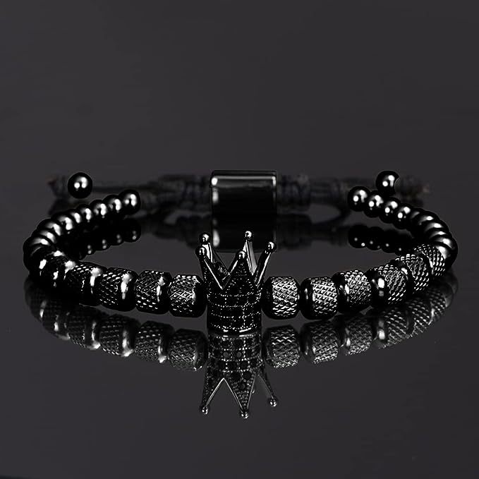 For Husband - I Love You, Forever And Always Crown Bracelet