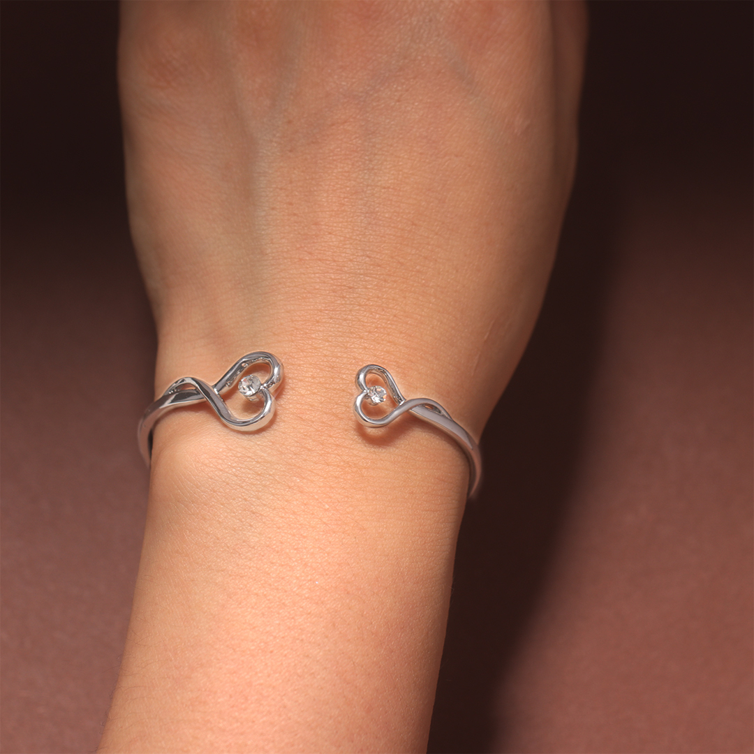 For Friend - Not Sisters By Blood But Sisters By Heart Heart Style Bracelet-37bracelet