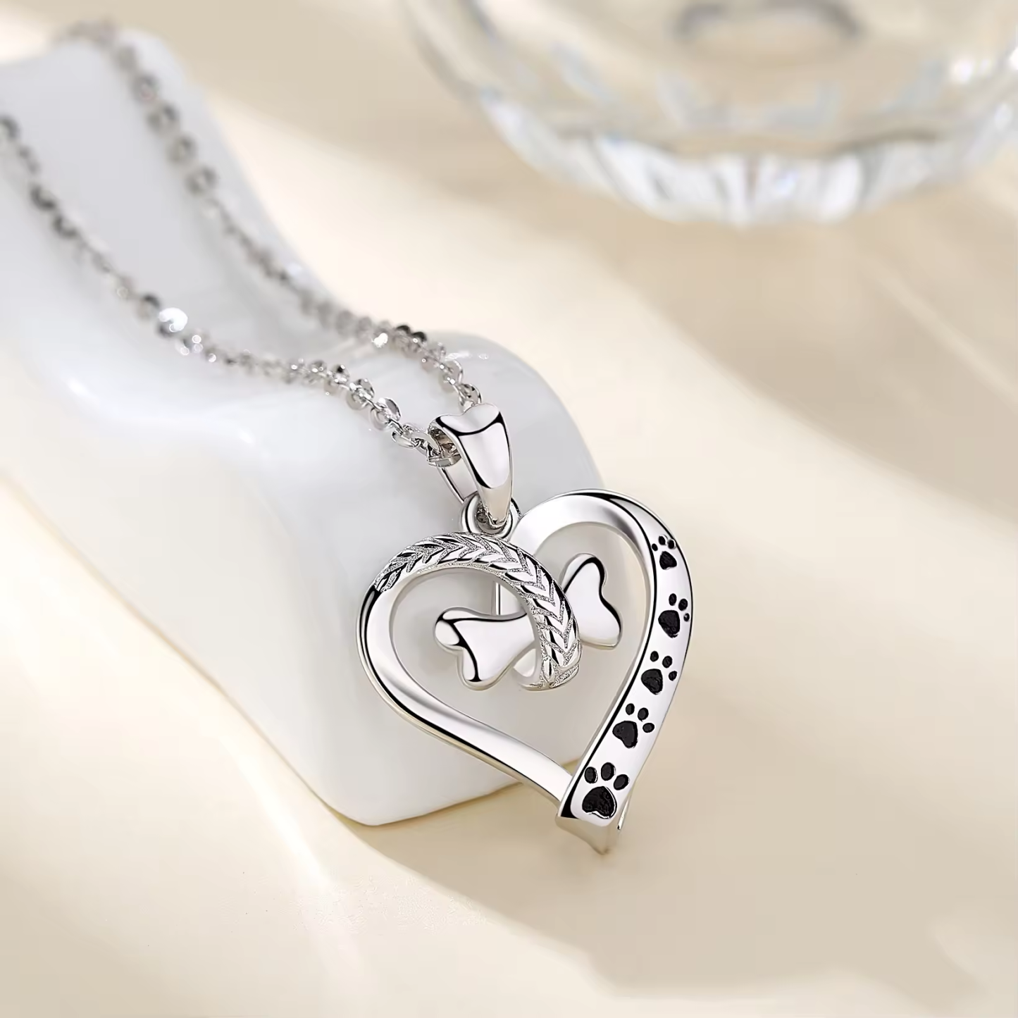 My Four-legged Angel is Always Near By Necklace