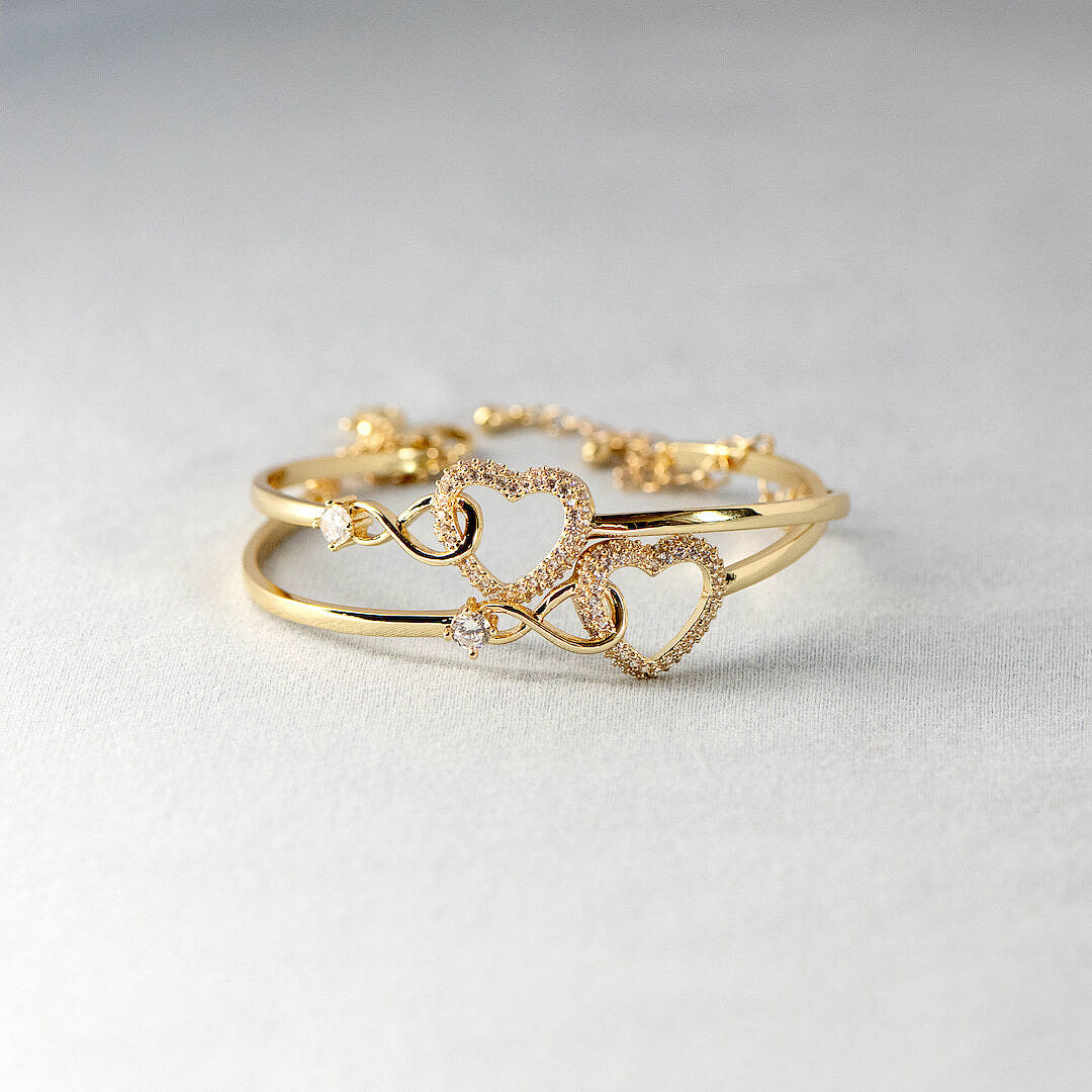 To my Daughter No matter how far you go, you'll always have my heart - Infinite Heart Bracelet