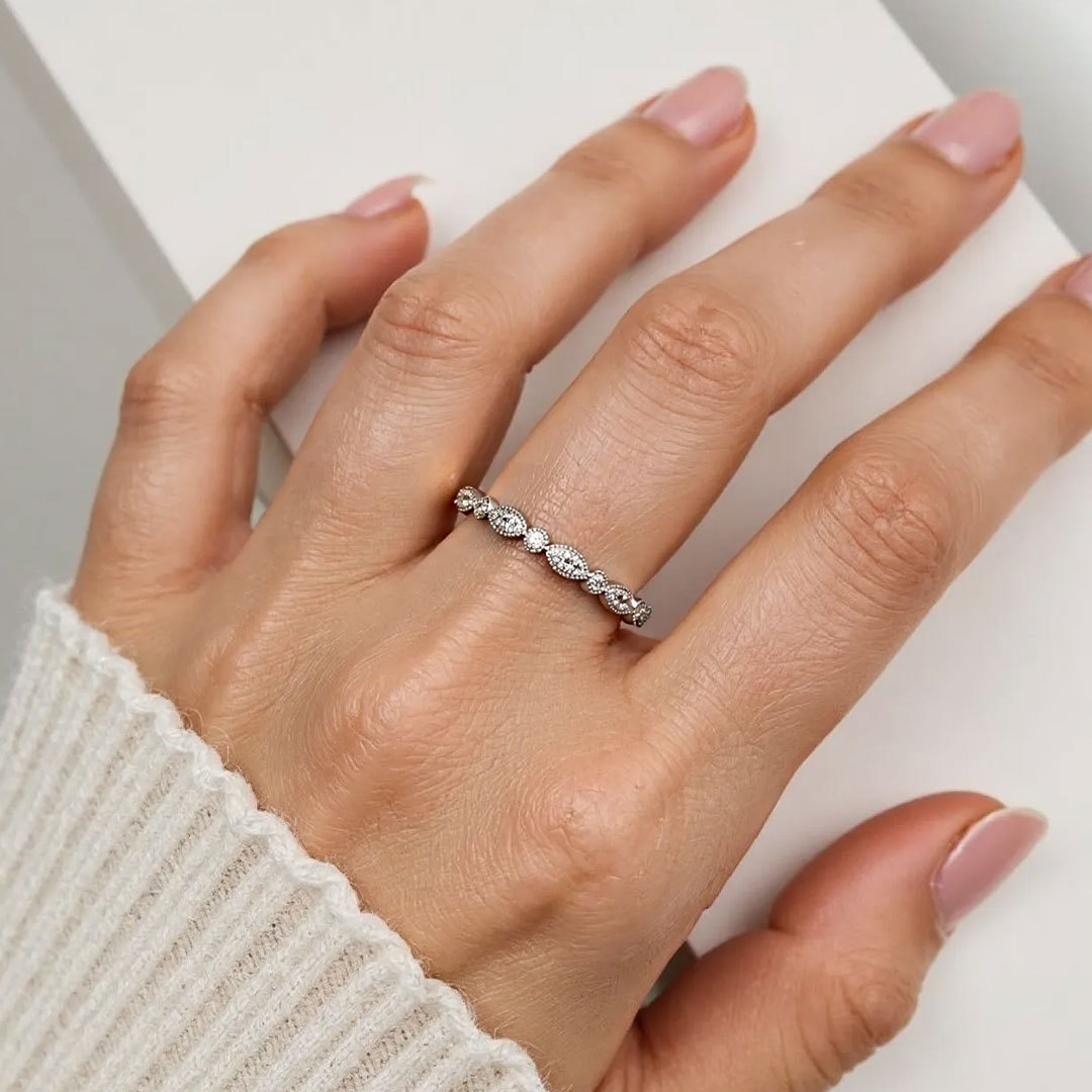 A self-reminder -Marquise diamond ring