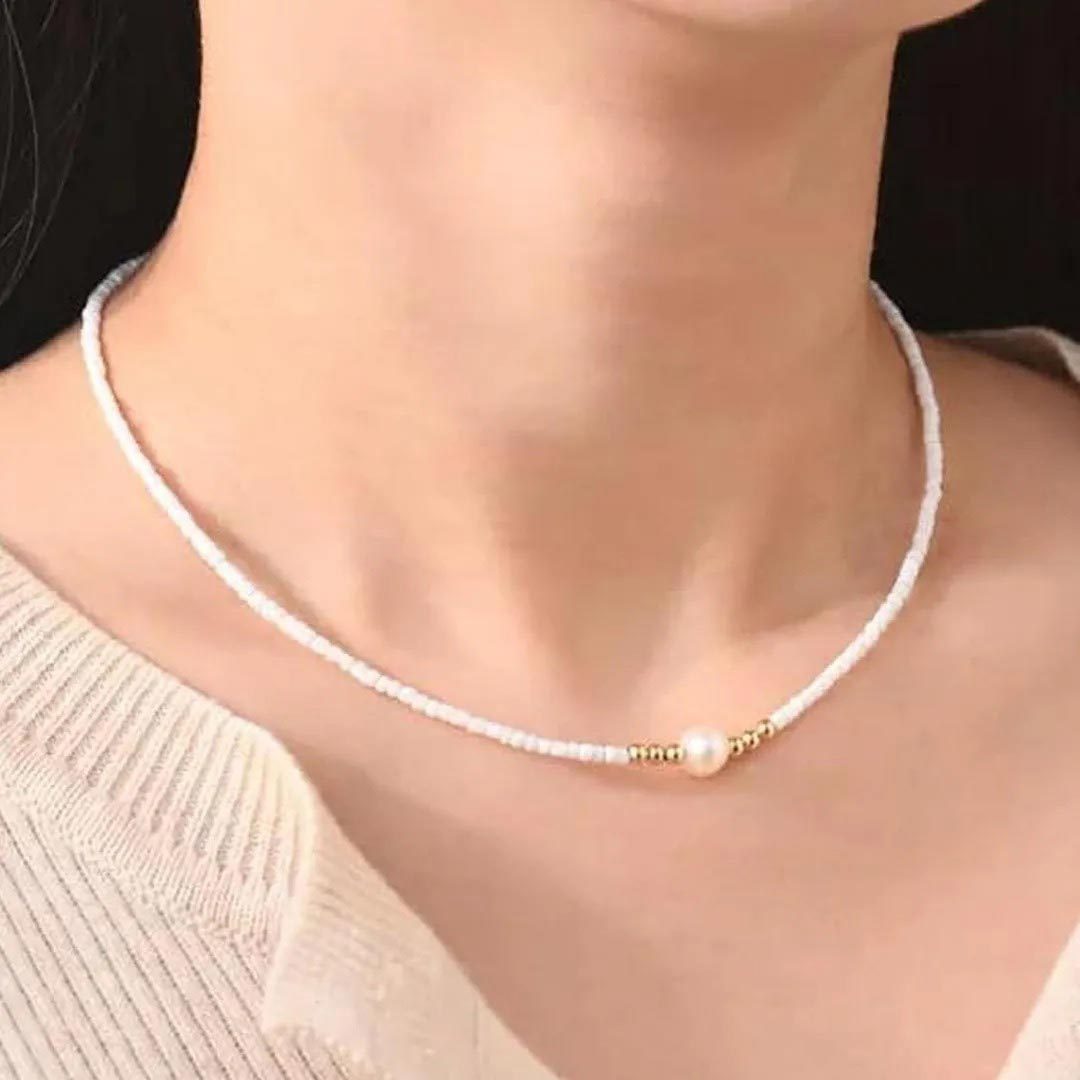 To my granddaughter-Pearl necklace