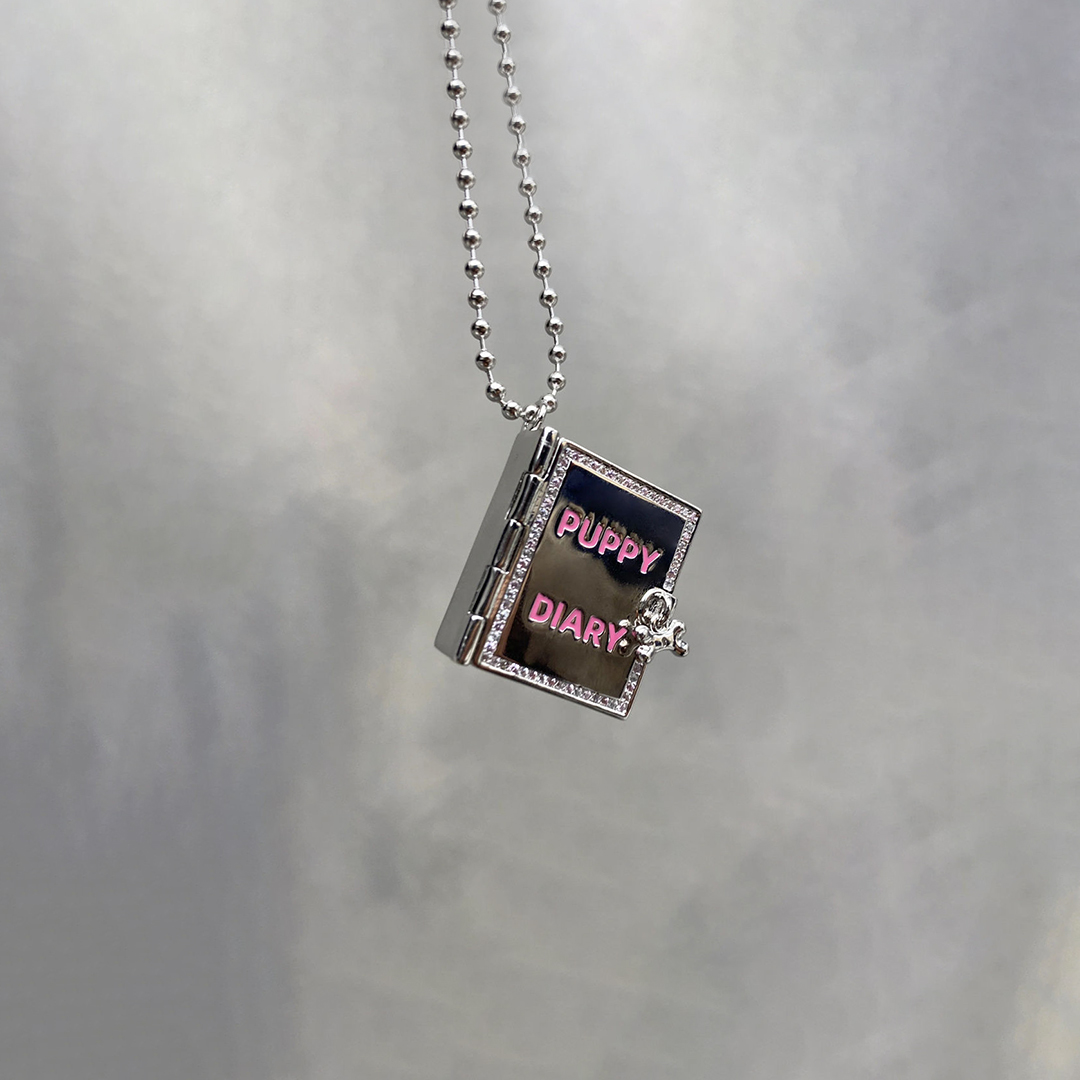 For Memorial-Puppy Diary Unboxing Necklace