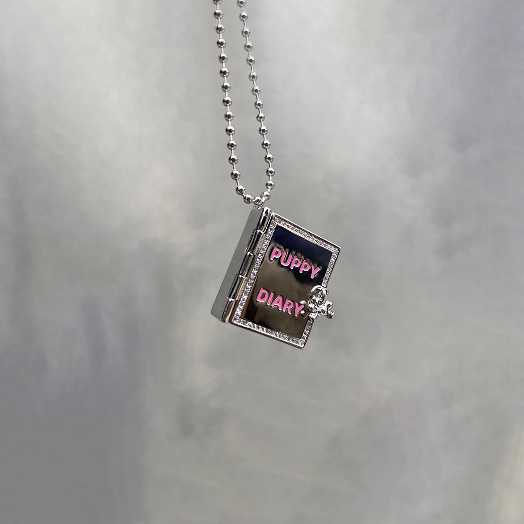 For Memorial-Puppy Diary Unboxing Necklace