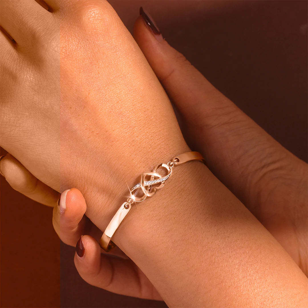 For Daughter - Always Keep Me In Your Heart Infinity Bracelet-37bracelet
