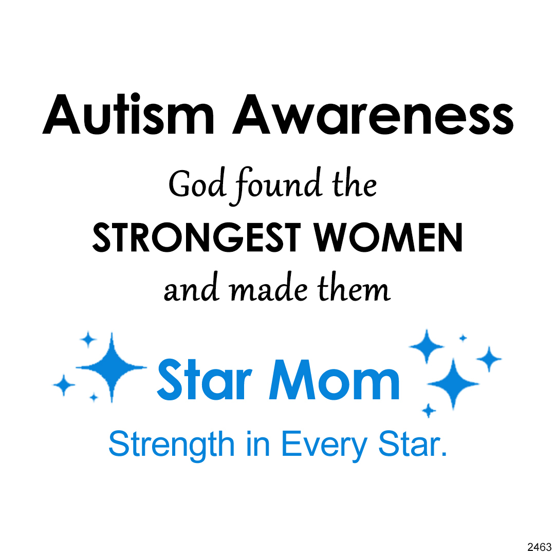 Autism Awareness Gift Star Necklace