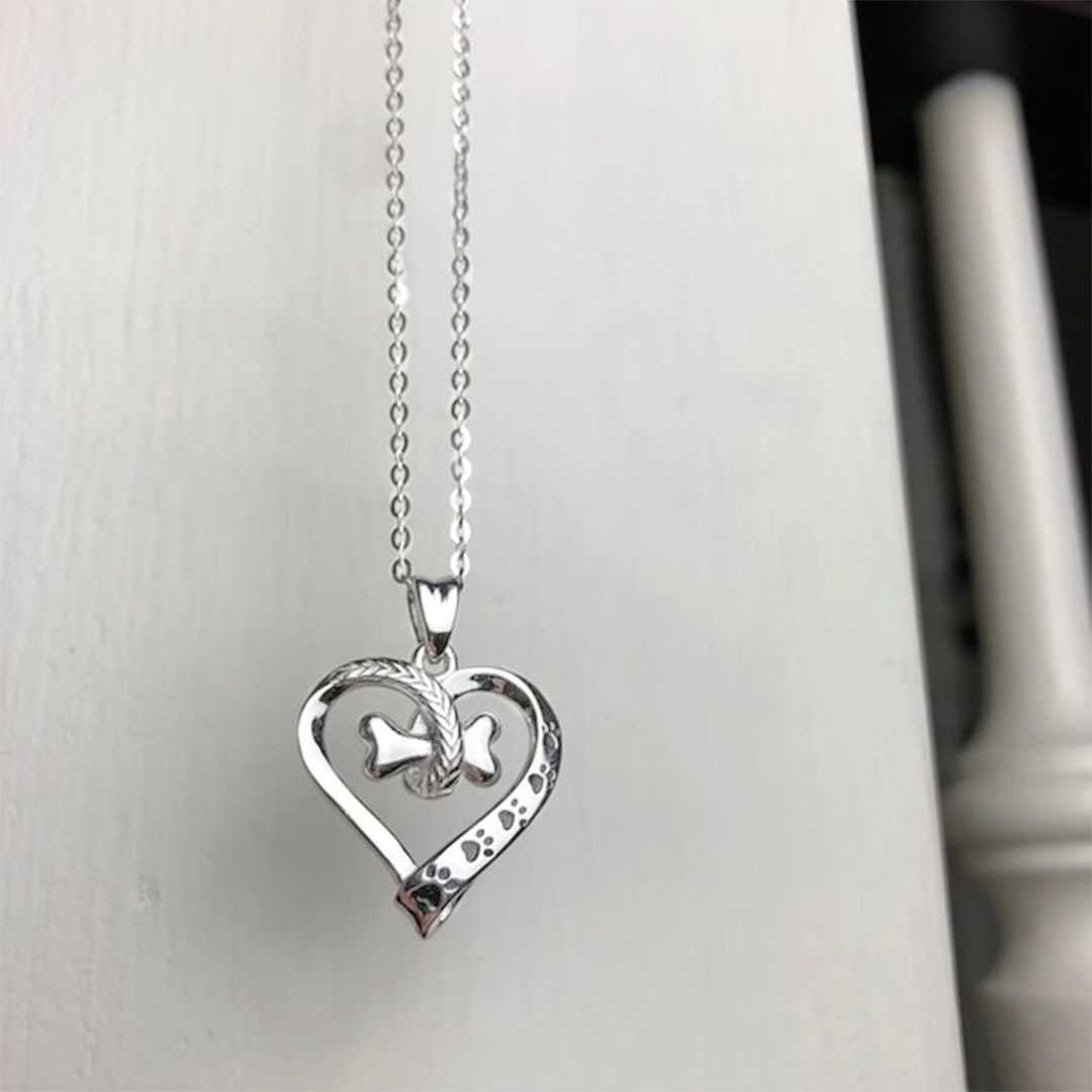 My Four-legged Angel is Always Near By Necklace