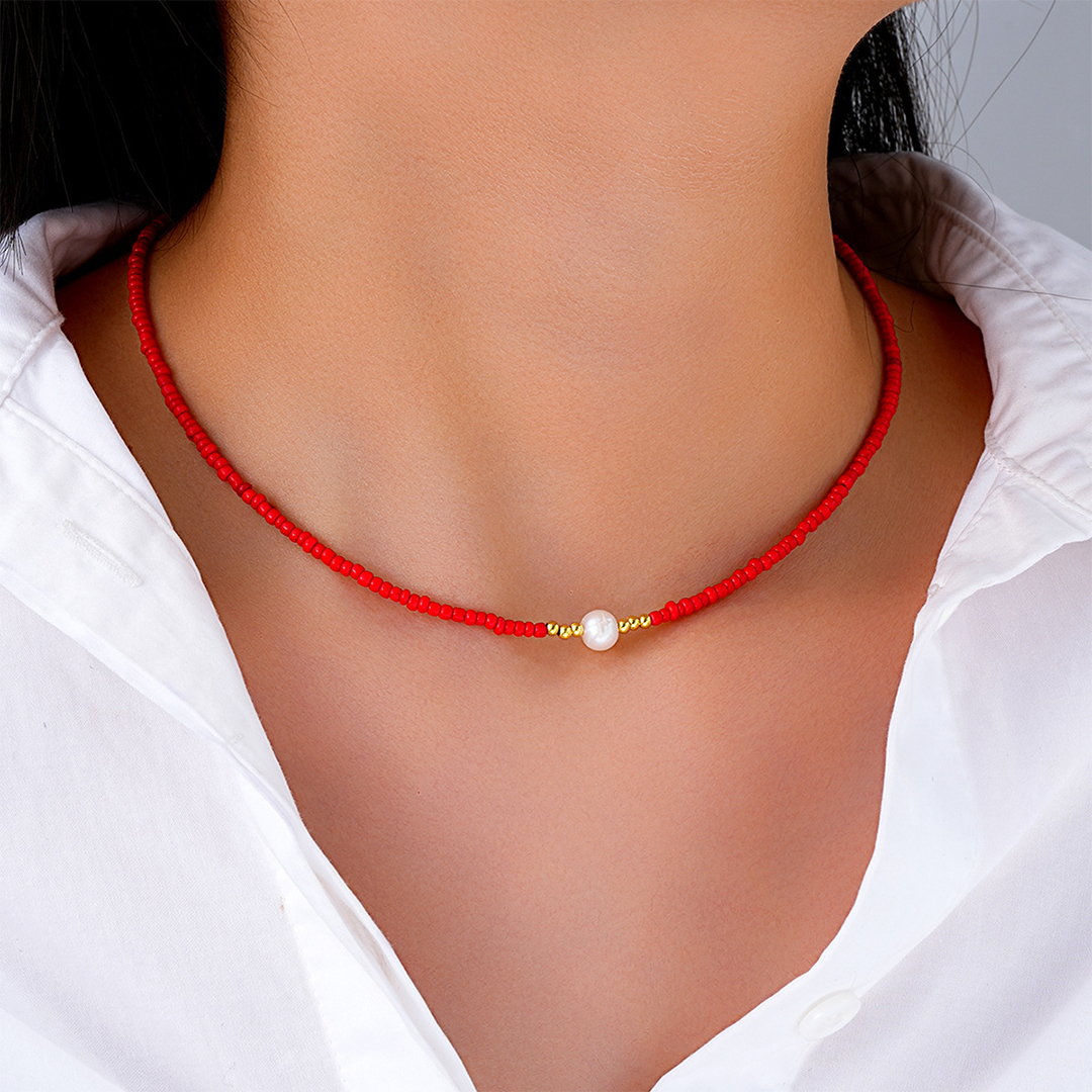 To My Beautiful Granddaughter - I am so proud of you freshwater pearl necklace