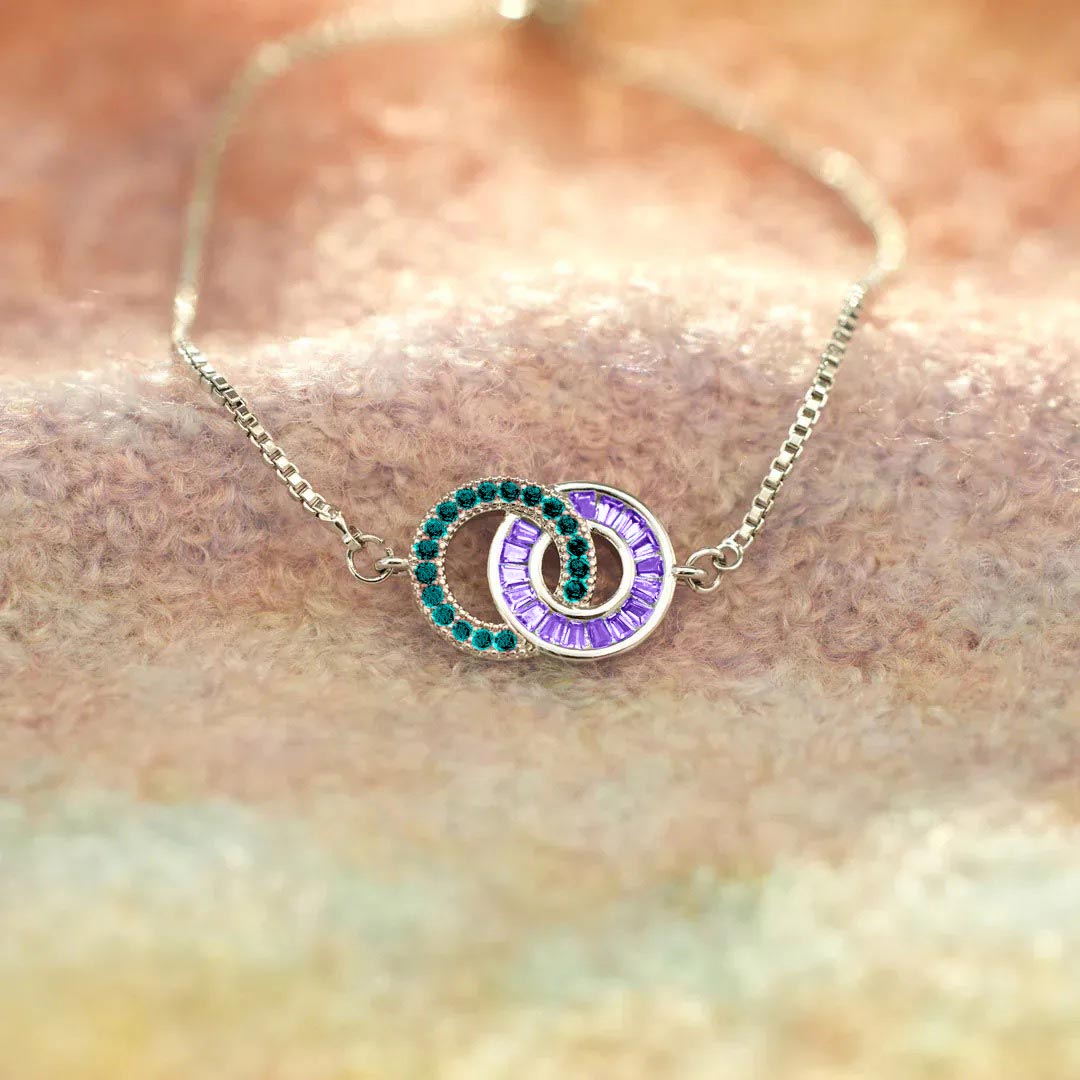 Suicide Prevention Awareness Circle Bracelet