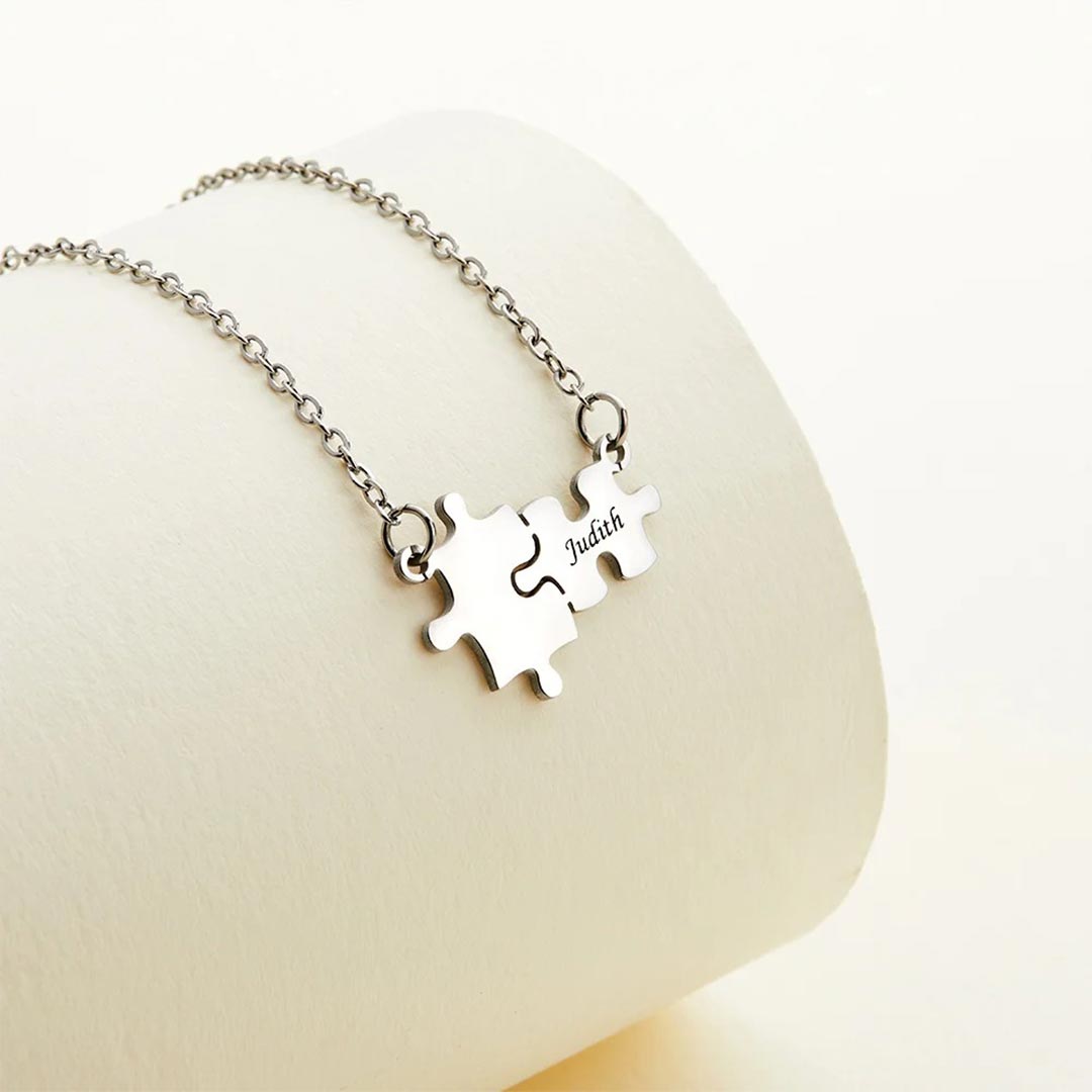 Personalized Name Puzzle Necklace