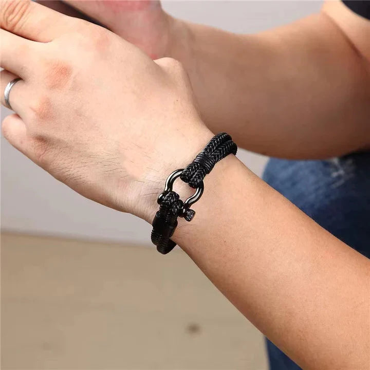 For Grandson - I Squeezed This Knot Bracelet Really Tight And Filled It With My Love And Light Knot Bracelet-37bracelet