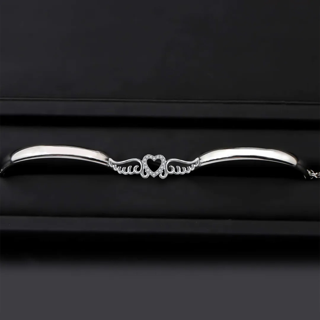 "Angel's Companion" Wings Memorial Bracelet