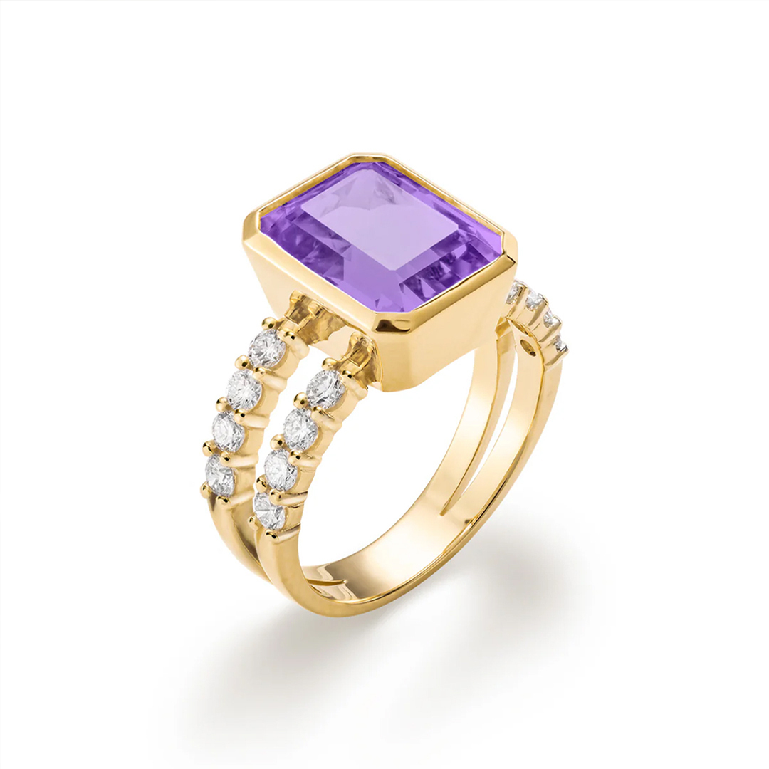 It's OK To Not Be OK Amethyst Ring
