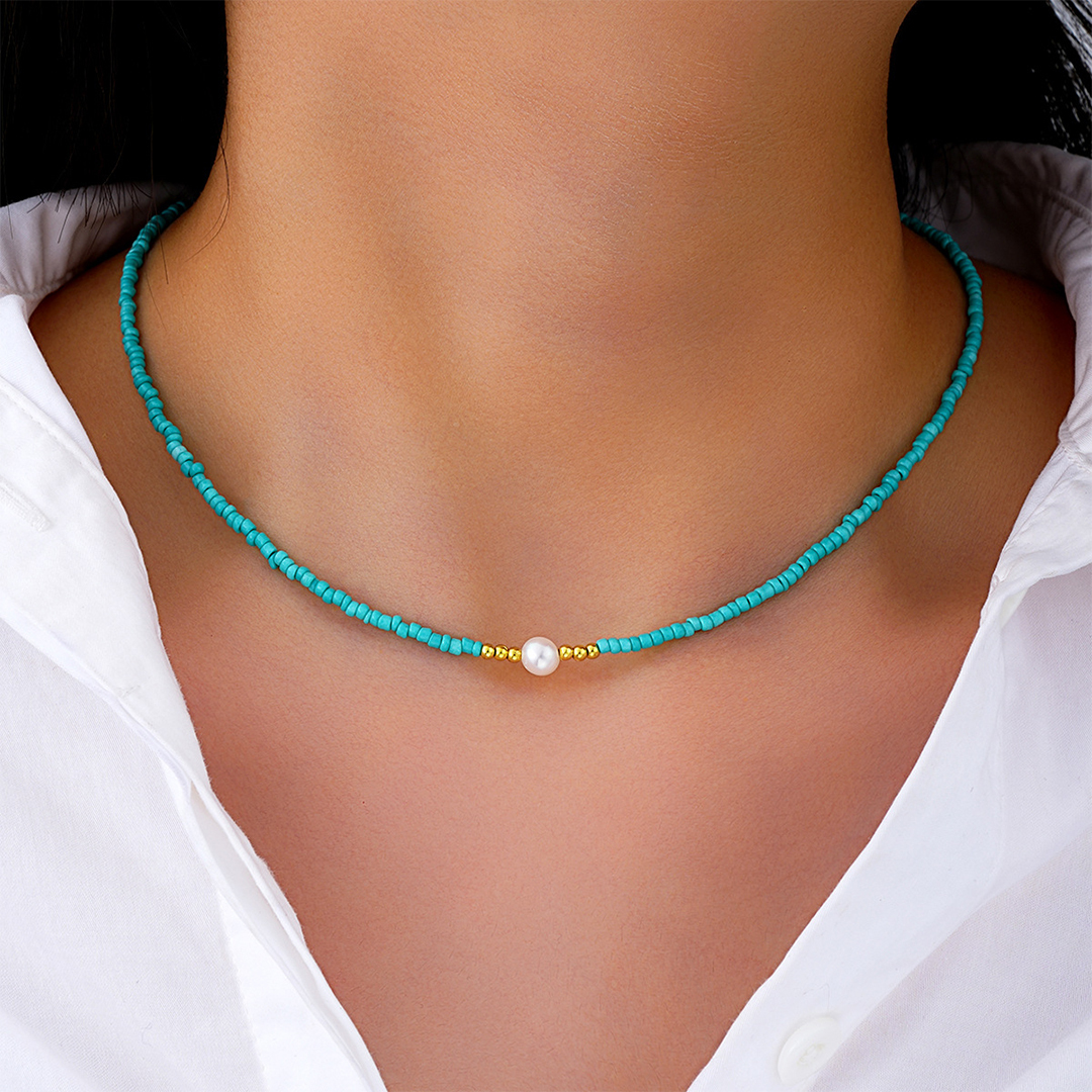 To My Beautiful Granddaughter - I am so proud of you freshwater pearl necklace