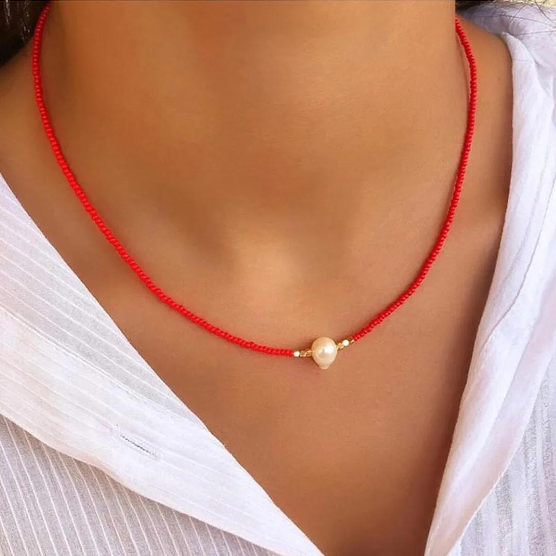 To my granddaughter-Pearl necklace