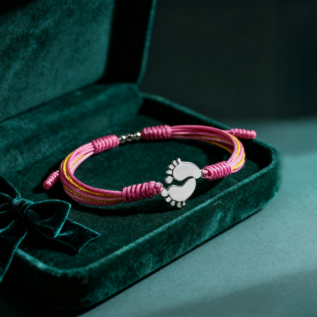 For Memorial - Mama of an Angel Braided ankle bracelet