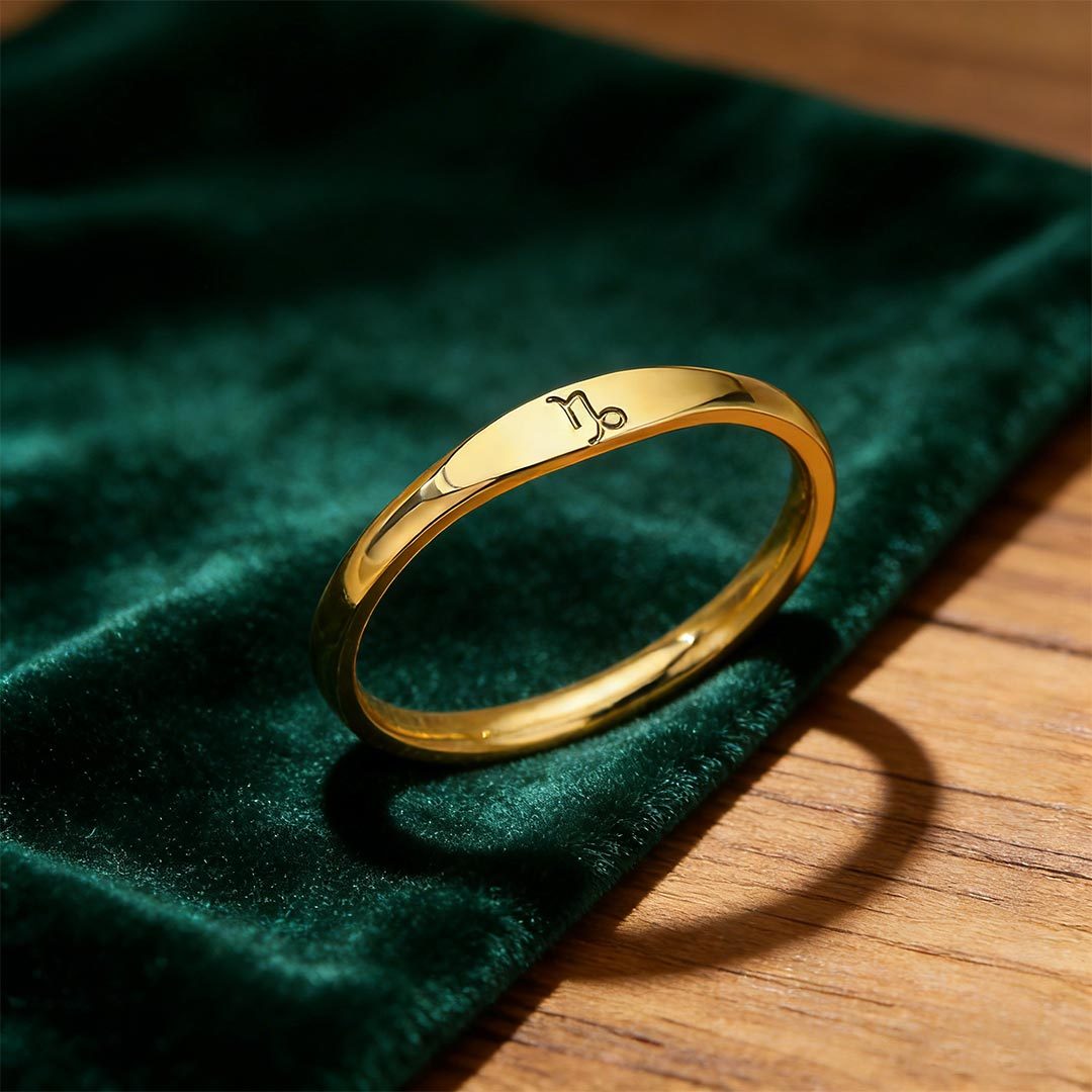 Zodiac Thin Ring