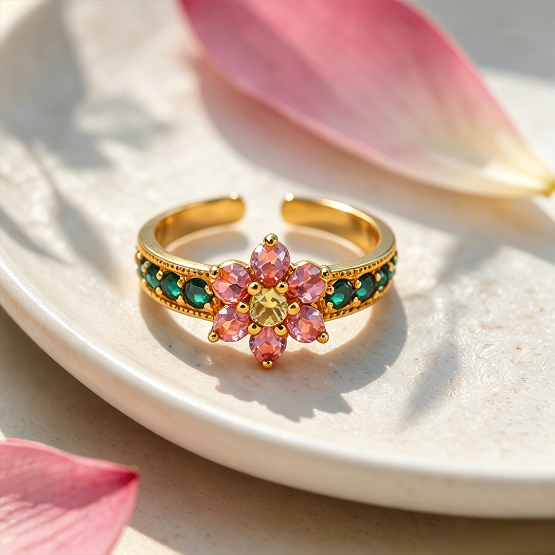 Fuck It and Begin Again Lotus Ring