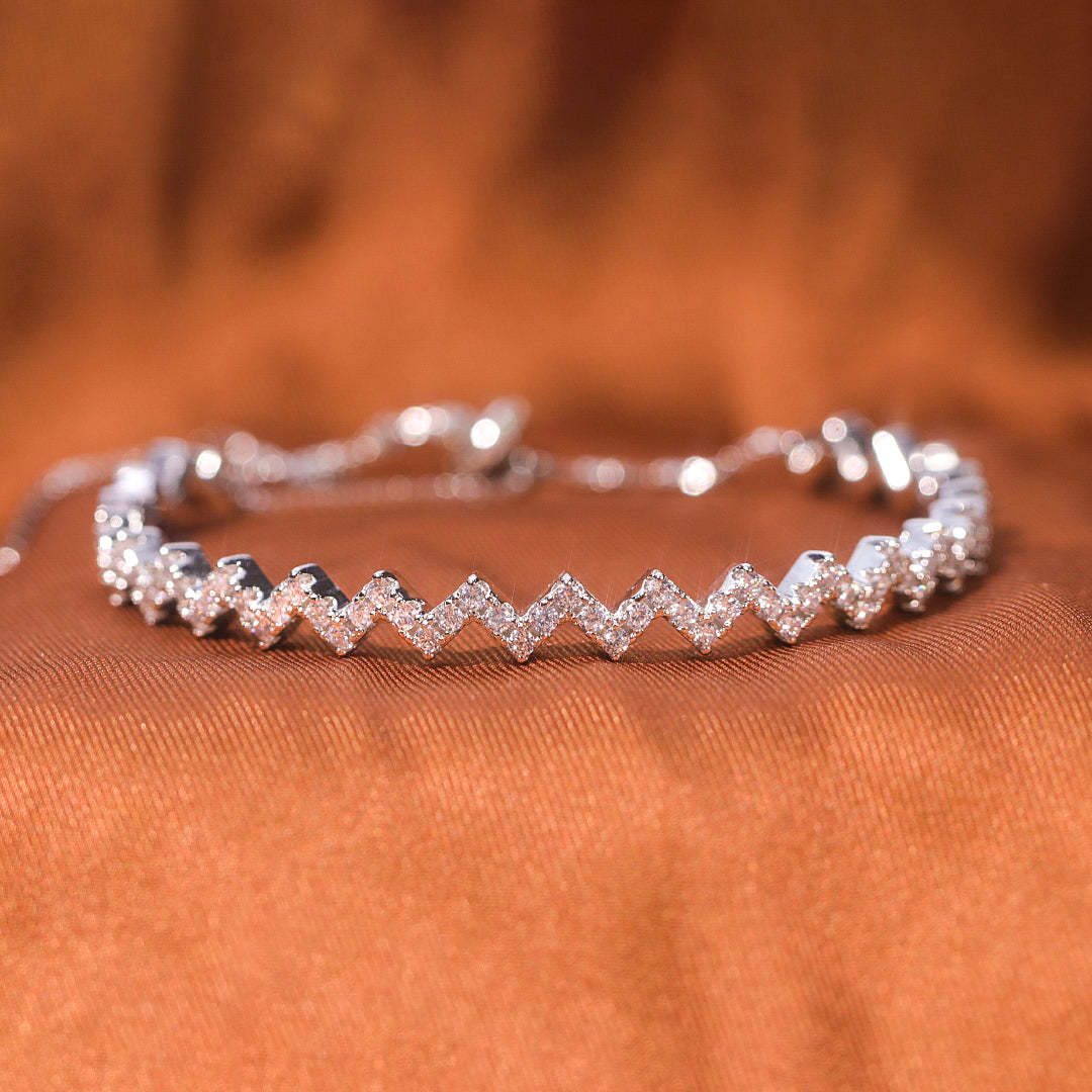 For Daughter - S925 I Will Be There For You Through Highs And Lows In Life Bracelet